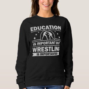 Sweatshirt Lutte Drôle Pour Hommes Femmes Raisonnant Freestyl