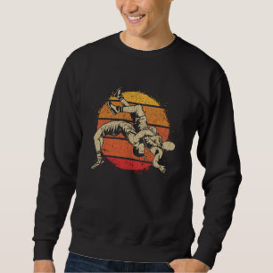 Sweatshirt Lutteur de lutte rétro