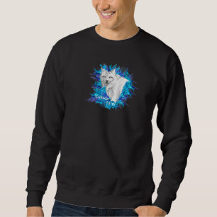 Sweatshirt Lynx Canada. Fractal.