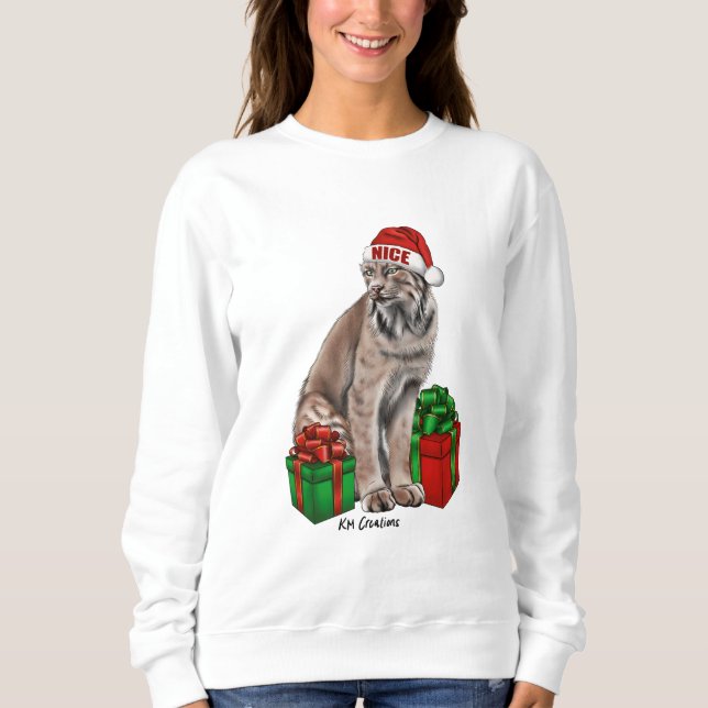 Sweatshirt Lynx de vacances (Devant)