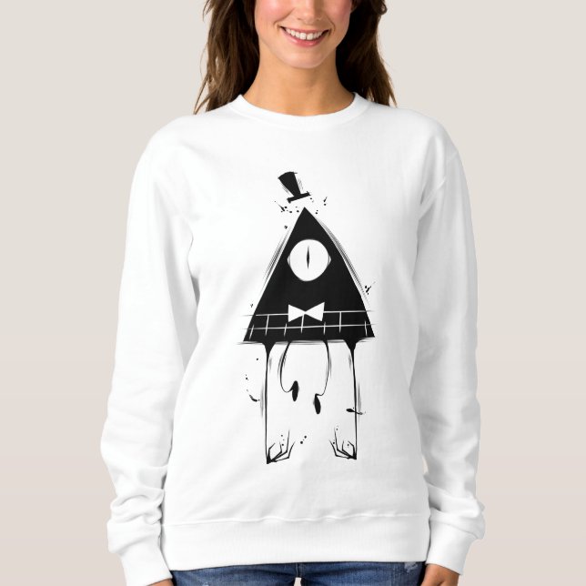 Sweatshirt M. Black Bill Cipher (Devant)