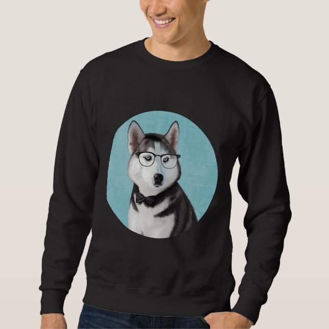 Sweatshirt M. Siberian Husky (Devant)