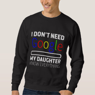 Sweatshirt Ma fille sait tout