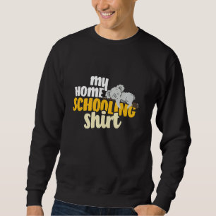 Sweatshirt Ma merveille à l'école à la maison drôle de paress