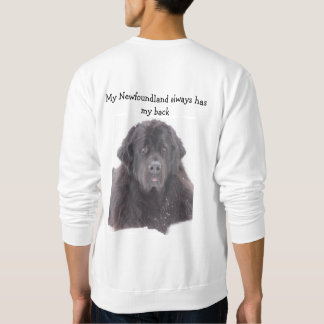 Sweatshirt Ma Terre-Neuve a toujours mon habillement arrière