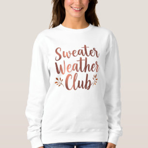 Sweatshirt Magie d'automne Feuilles d'automne Typographie sai