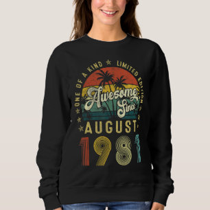 Sweatshirt Magnifique depuis août 1981 Vintage 41ème annivers