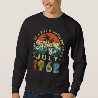 Sweatshirt Magnifique depuis juillet 1962 Vintage 60ème anniv