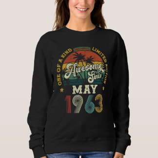 Sweatshirt Magnifique depuis mai 1963 Vintage 59e anniversair