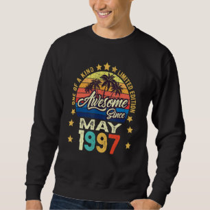 Sweatshirt Magnifique depuis mai 1997 Vintage 25e anniversair