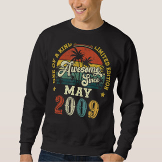 Sweatshirt Magnifique depuis mai 2009 Vintage 13ème anniversa