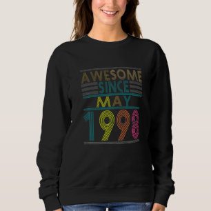 Sweatshirt Magnifique Depuis Mai Né En 1998 Vintage 24e anniv