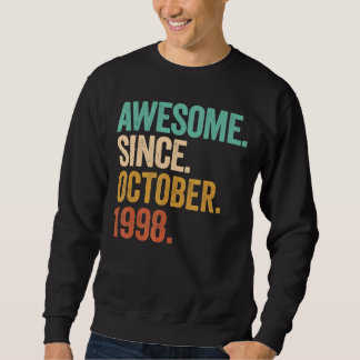 Sweatshirt Magnifique Depuis Octobre 1998 24 Ans 24e Naissanc