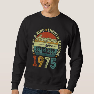 Sweatshirt Magnifique Depuis Septembre 1975 47 Ans 47th Bir