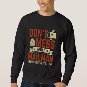 Sweatshirt Mailman Postal Worker Office Us Postal Service
