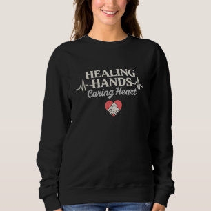 Sweatshirt Mains Soignantes Cœur Attentionné Reconnaissance d