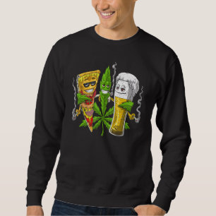 Sweatshirt Maisons amusantes pour la mauvaise herbe 3