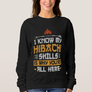 Sweatshirt Maître de grill BBQ Chef Hibachi
