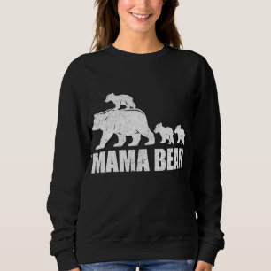 Sweatshirt Mama Bear 3 Cubes Mama Bear Maman 3 Kid