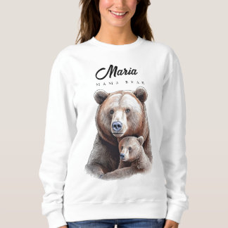 Sweatshirt Mama Bear Personalized