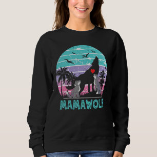 Sweatshirt Mama Wolf Mother Of Wolfs Idées Pour Maman Mère