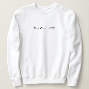 Sweatshirt Maman a établi un nouveau cadeau pour maman