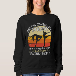 Sweatshirt Maman de jongleuses de bâton gymnastes jongleuse d
