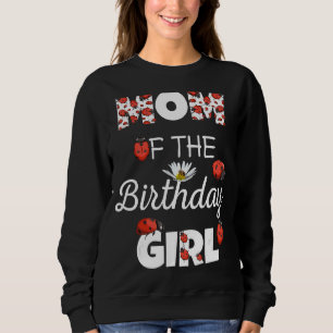 Sweatshirt Maman De L'Anniversaire Fille Cute Floral Famille