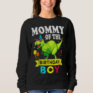 Sweatshirt Maman De L'Anniversaire Garçon Rex Rawr Dinosaur N