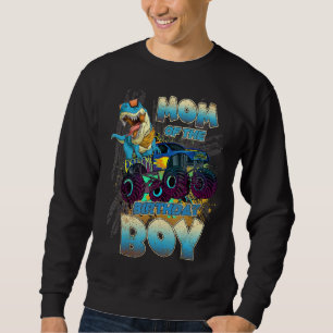 Sweatshirt Maman Du Garçon D'Anniversaire Qui Aime Monster Tr