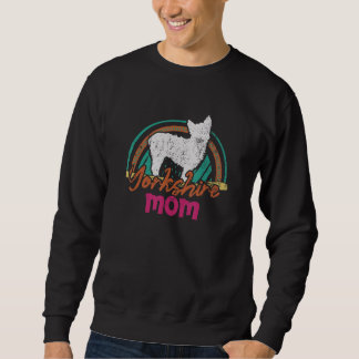 Sweatshirt Maman du Yorkshire chien du Yorkshire