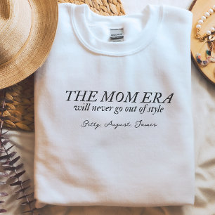 Sweatshirt Maman Era Sweater Nom personnalisé Cadeau pour mam
