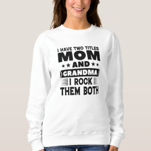 Sweatshirt Maman Et Grand-Maman