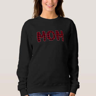 Sweatshirt Maman Femme Motif carreaux Buffalo Fête des mères