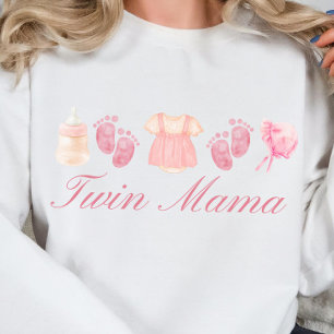 Sweatshirt maman jumelle, club maman jumelle, nouveau cadeau