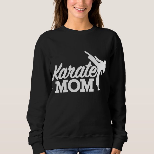 Sweatshirt Maman karaté (Devant)