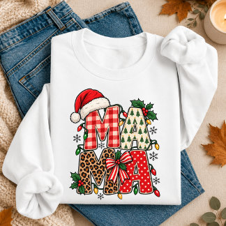 Sweatshirt Maman Noël festive