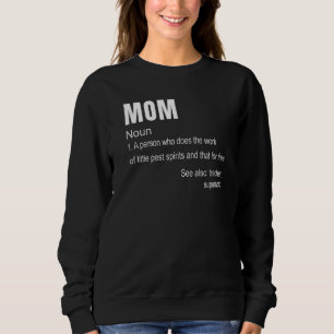Sweatshirt Maman Noun 1 Personne Qui Travaille Mère Mère Mama