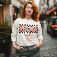 Sweatshirt Maman, sweatshirt rose maman coquette à