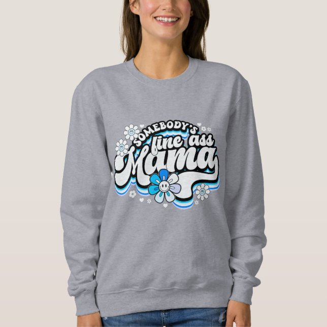 Sweatshirt Maman va bien. (Devant)