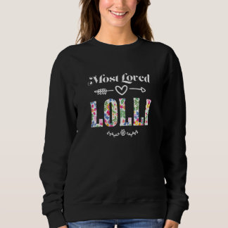 Sweatshirt Mamie lolli la plus aimée des femmes