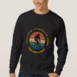 Sweatshirt MAMMOTH MOUNTAIN, Californie Cool, Unique