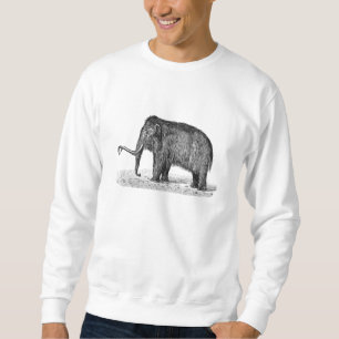 Sweatshirt Mammouths Wooly d'illustration vintage de mammouth