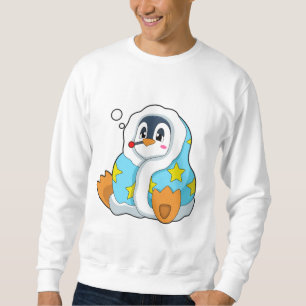 Sweatshirt Manchot avec thermomètre clinique