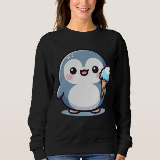 Sweatshirt Manchot Chill – Moments de fonte douce
