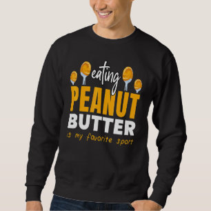 Sweatshirt Manger Beurre d'arachide Favori Sport Jelly Alimen