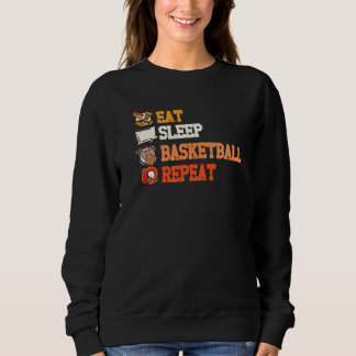 Sweatshirt Manger Sleep Basketball Répéter Ball Sports Ligue 