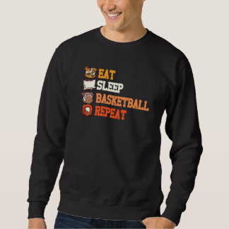 Sweatshirt Manger Sleep Basketball Répéter Ball Sports Ligue 