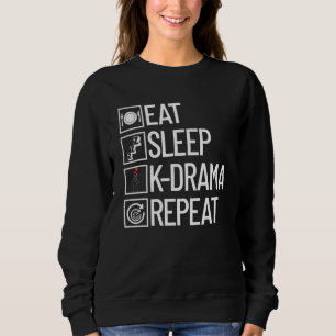 Sweatshirt Manger Sleep K Drama Répéter Kdrama Life Drama Cor