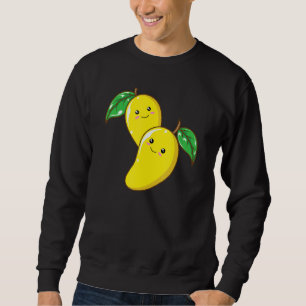 Sweatshirt mangues jaunes